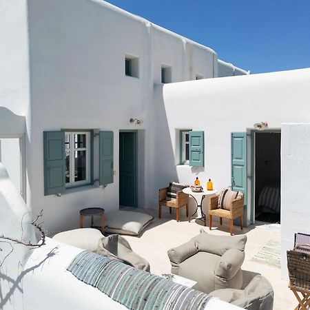 Mykonian Style W Shared Pool Houses & Nighttime Security Guard Ornos  Exterior photo